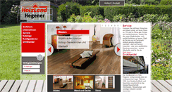 Desktop Screenshot of holz-hegener.de
