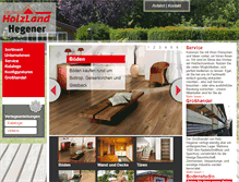 Tablet Screenshot of holz-hegener.de